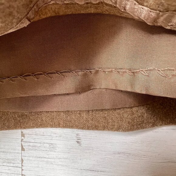Vintage Pendleton Skirts Womens Size 10 Camel Brown 100% Virgin Wool Midi - Picture 6 of 14